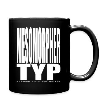 Mesomorph Type Tendency to Muscularity Typo - Full Colour Mug - black - Right