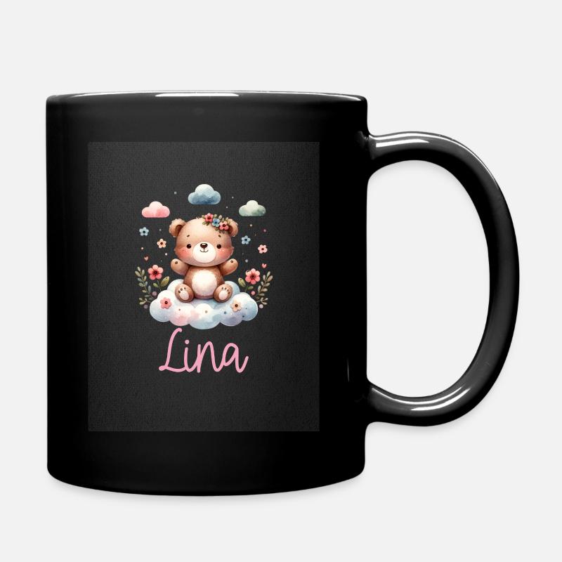Lina - Full Colour Mug - black