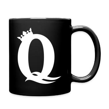 Q-Queen – Majestueuse Party & Girl Design - Mug uni - noir - Droite