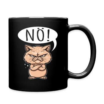 sowas von nö - katze sagt nein - Tasse einfarbig - Schwarz - Rechts