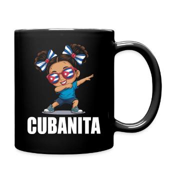 Drapeau de Cuba Jolies Cubanitas Filles Femmes - Mug uni - noir - Droite