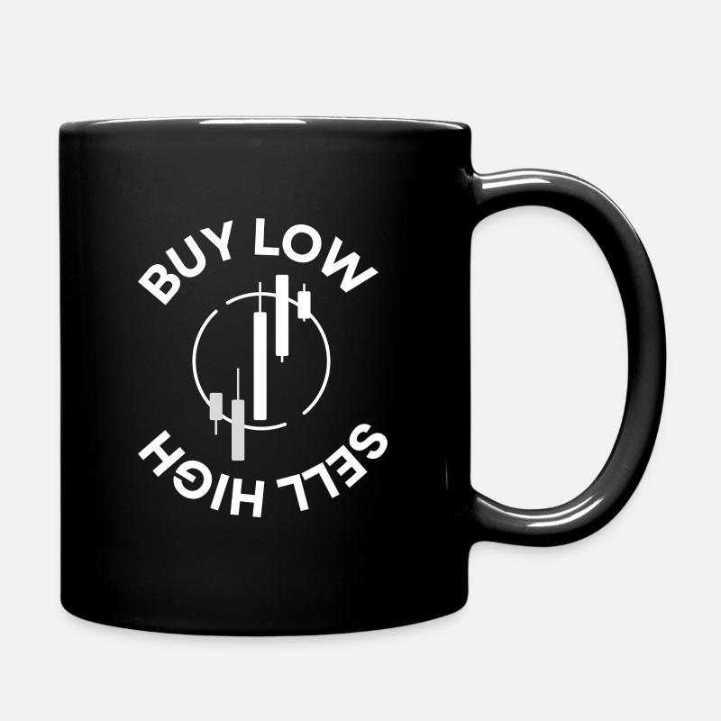 Acheter bas Vendre haut Amateur de trading - Mug uni - noir