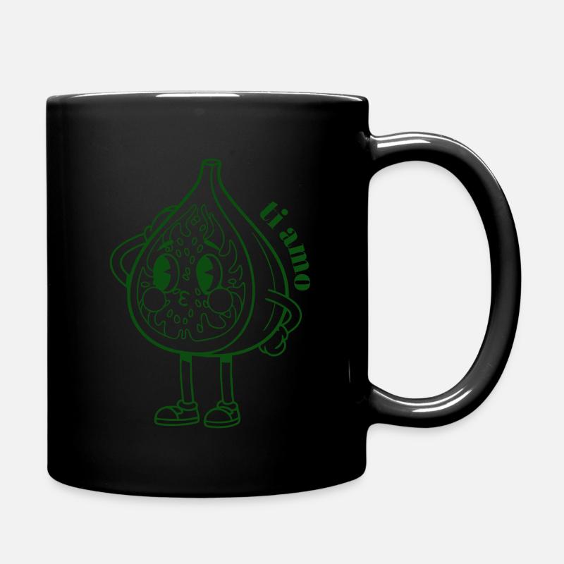 Feuille de vigne - Mug uni - noir