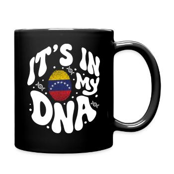 ADN vénézuélien Venezuela Drapeau hispanique - Mug uni - noir - Droite