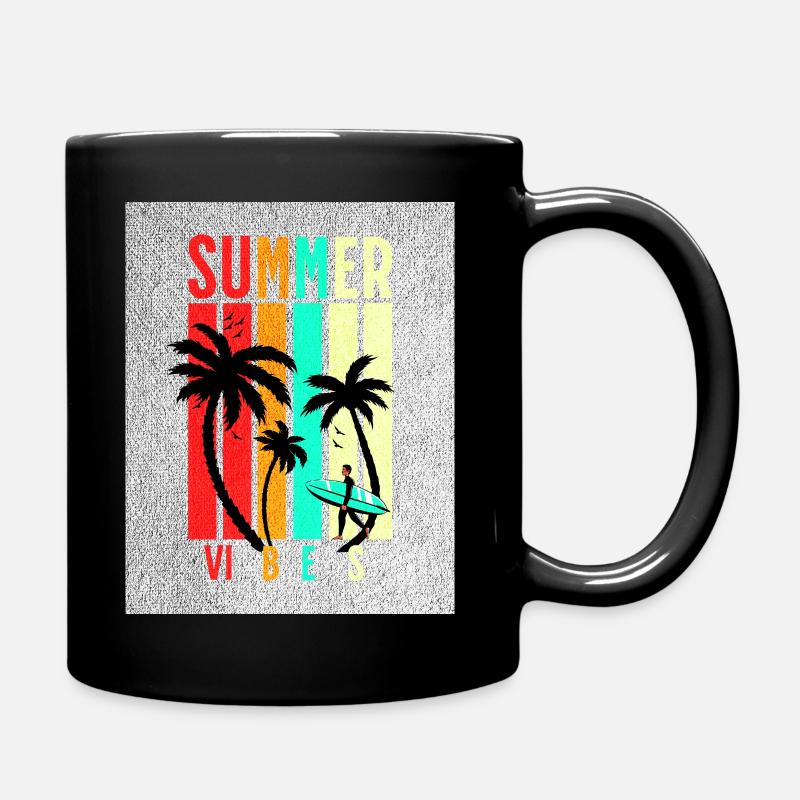 Summer Vibez - Full Colour Mug - black