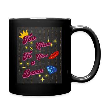 Trop glamour pour donner un sacré design esthétique scintillant - Mug uni - noir - Droite