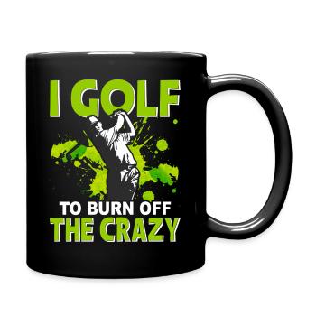 Golf - Tasse einfarbig - Schwarz - Rechts