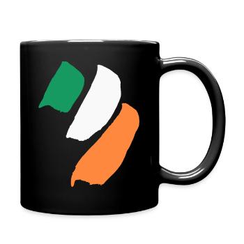 Ireland Flag - Full Colour Mug - black - Right