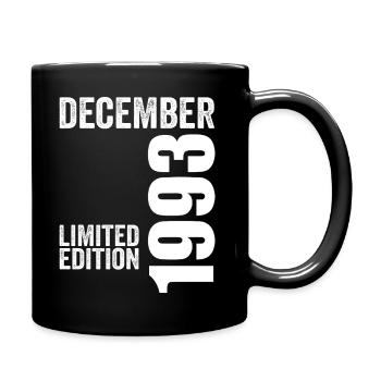 Retro Birthday Gift - December 1993 - Full Colour Mug - black - Right