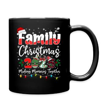 Noël en famille 2025 Créer des souvenirs - Mug uni - noir - Droite