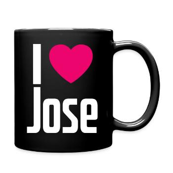 J’aime Jose Pink Heart J’aime Jose - Mug uni - noir - Droite