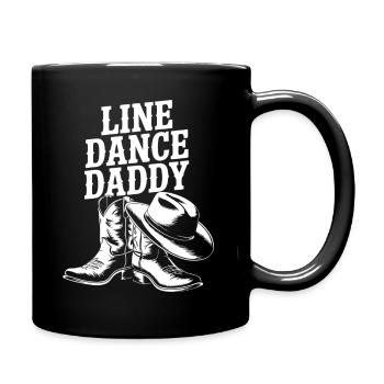 Line Dance Daddy Boots - Full Colour Mug - black - Right