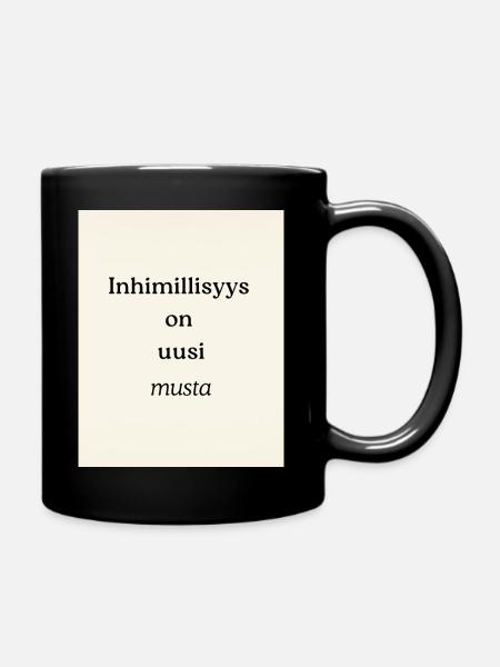 Le nouveau noir de l’humanité - Mug uni - noir