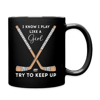 Para Eishockey Handicap - Tasse einfarbig - Schwarz - Rechts