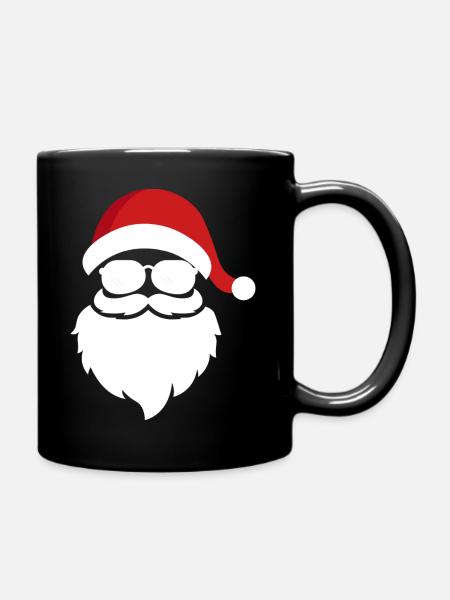 COOL SANTA - Tasse einfarbig - Schwarz