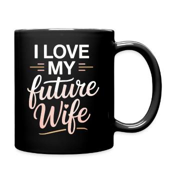 J’aime ma future épouse – Relation amoureuse - Mug uni - noir - Droite