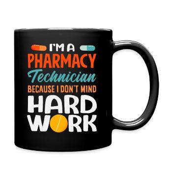 Apotheker Pharmazeutisch-technischer - Tasse einfarbig - Schwarz - Rechts