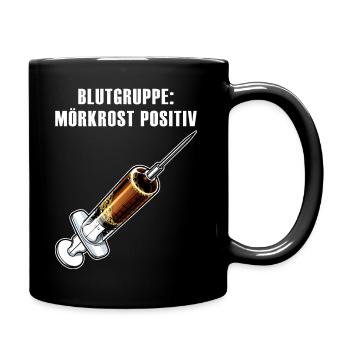 Café Suède Mörkrost Suédois Fika - Mug uni - noir - Droite