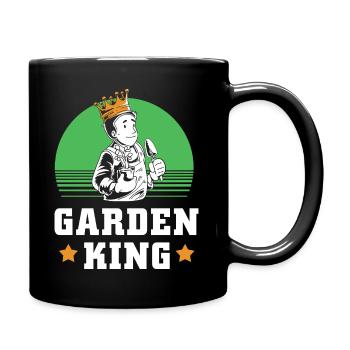 Kompost Würmer Geschenk - Tasse einfarbig - Schwarz - Rechts