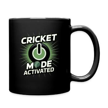 Drôle de cricket : Jeu de cricket vintage - Mug uni - noir - Droite