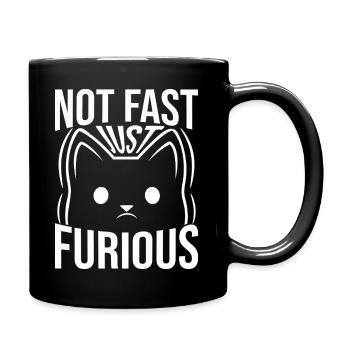 Not Fast Just Furious - Mug uni - noir - Droite