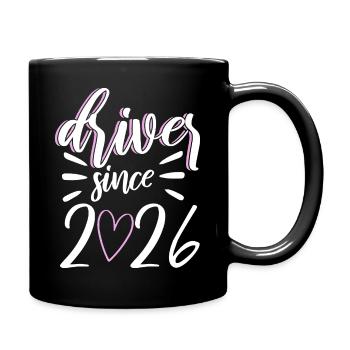 Driving License 2026 Driving Test Driving License Test - Full Colour Mug - black - Right
