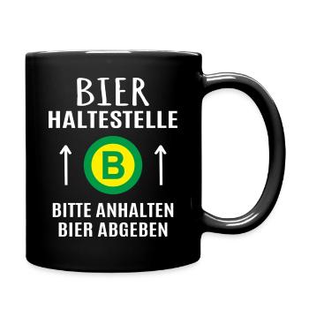Bière, tente, bière, Arrêt cadeau de bière pour les buveurs. - Mug uni - noir - Droite