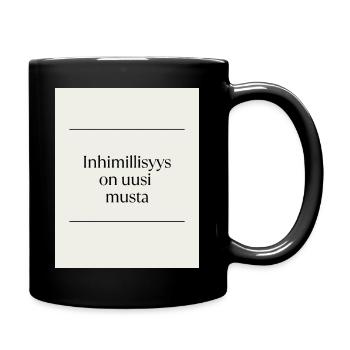 Inhimillisys is the new black - Full Colour Mug - black - Right
