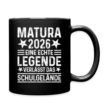 Matura 2026: A legend leaves the school grounds - Full Colour Mug - black - Right