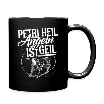 Pêcheurs à la ligne - Mug uni - noir - Droite
