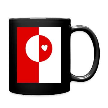 Drapeau du Groenland - Mug uni - noir - Droite