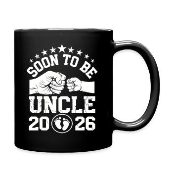 Annonce du nouveau bébé bientôt de l’oncle 2026 - Mug uni - noir - Droite