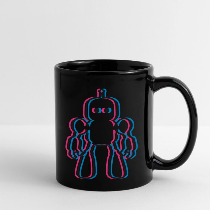 Robot 3D Effect AI Sci-Fi Full Colour Mug