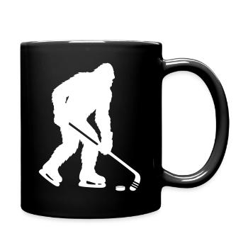 Bigfoot joue au hockey sur glace | Bigfoot Hockey - Mug uni - noir - Droite