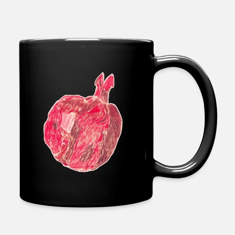 Granatapfel - Tasse einfarbig - Schwarz