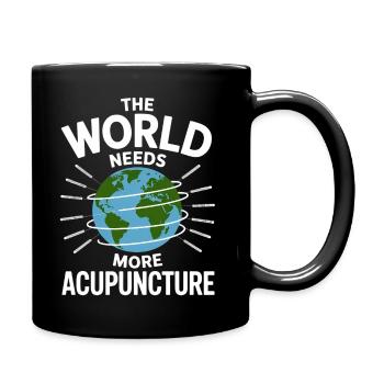 Acupuncture Chinese Medicine Health - Full Colour Mug - black - Right