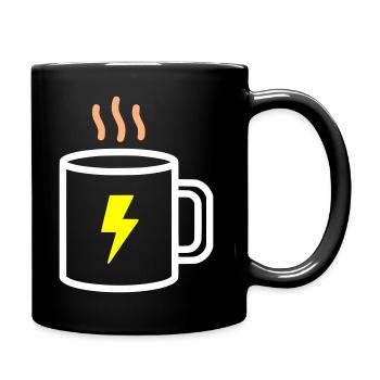 Coffee Mug Energy Blitz - Full Colour Mug - black - Right