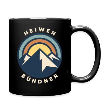Heiweh Grisons - Mug uni - noir - Droite
