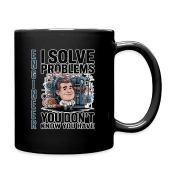 Engineer - For dark background - Full Colour Mug - black - Right