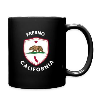 Fresno Shield Bear Emblem - Full Colour Mug - black - Right