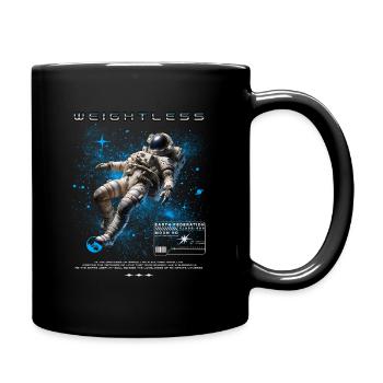Weightless Astronaut Space - Full Colour Mug - black - Right