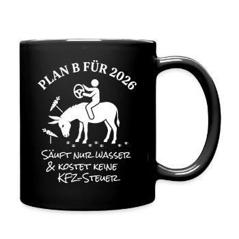 Plan B for 2026 - Full Colour Mug - black - Right