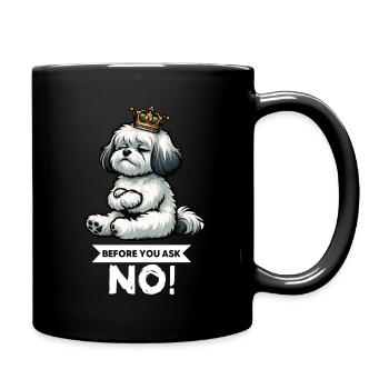 Before You Ask Havanese Havanese Keepers Havanese - Full Colour Mug - black - Right