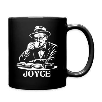 James Joyce Café Lecteur Rétro - Mug uni - noir - Droite