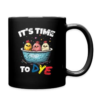 Œufs de Pâques Teinture des œufs de Pâques - Mug uni - noir - Droite