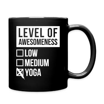 Yoga Yoga Yoga - Full Colour Mug - black - Right