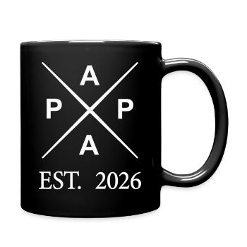 papa_est_2026 - Tasse einfarbig - Schwarz - Rechts