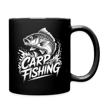 Carp fishing - Full Colour Mug - black - Right