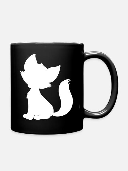 Mio_white - Tasse einfarbig - Schwarz