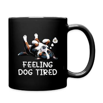 Feeling Dog Tired Appenzeller Sennenhund Senne - Tasse einfarbig - Schwarz - Rechts